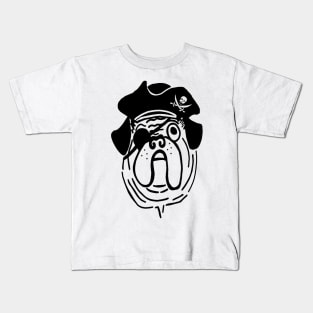 Pirate Pug Kids T-Shirt